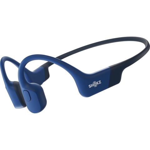 SHOKZ OpenRun Headset Draadloos Neckband Sporten Bluetooth Blauw