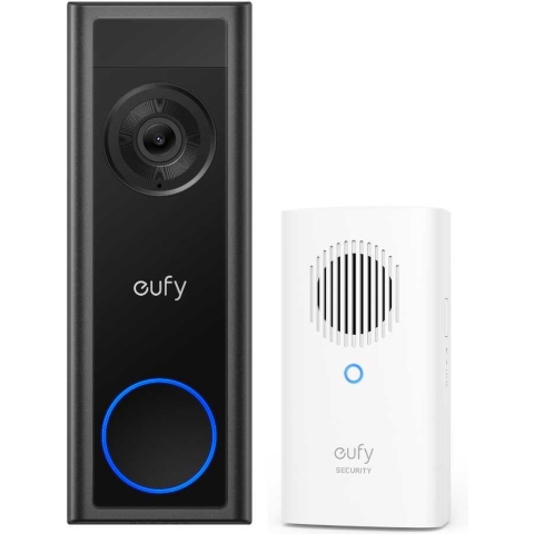 eufy Video Doorbell C30 - Videodeurbel - 2K FHD - Inclusief Chime en microSD-kaart
