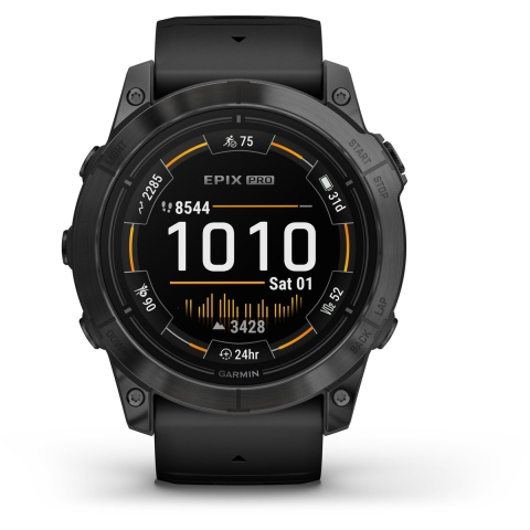 Garmin epix Pro (Gen 2) - Smartwatch - 51mm AMOLED - Grijs (Zwart)