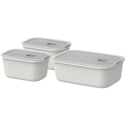 Mepal EasyClip set vershouddozen (2x450 ml + 1000 ml) - Nordic white - mealprep bakje