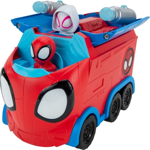Marvel Spidey and His Amazing Friends - Web Spinning Hauler - 3-in-1 transformerend voertuig (1 stuk)