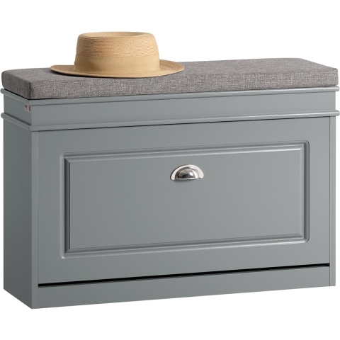 SoBuy FSR82-K-HG Schoenenkast met Zitvlak - 75 x 24 x 51 cm - Grijs