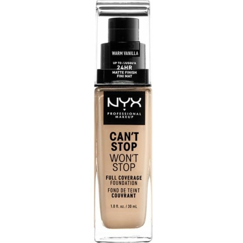NYX Can't Stop Won't Stop Foundation Warm Vanilla 30 ml