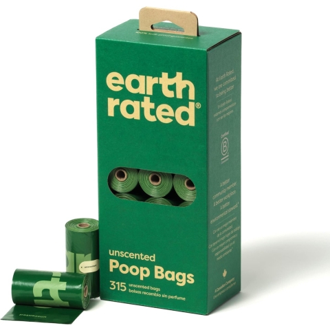 Earth Rated Eco Poepzakjes Geurloos 21 x 15 zakjes