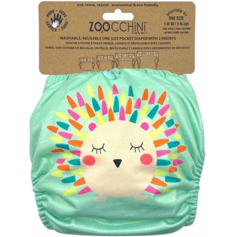 Zoocchini Wasbare Luier Harriet the HedgeHog (incl. 2 inserts)