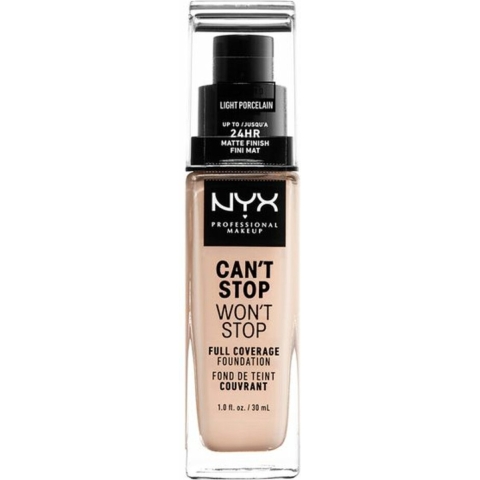 NYX Can't Stop Won't Stop Foundation Light Porcelain 30 ml