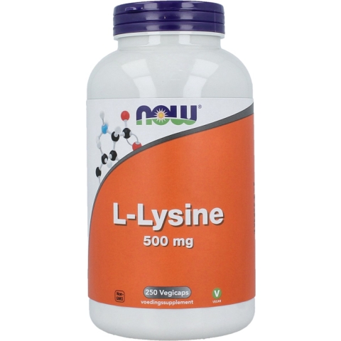 NOW L-Lysine 500 mg 250 vegacapsules