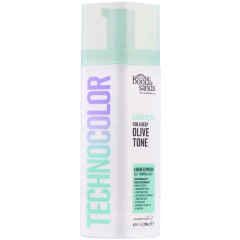 Bondi Sands Technocolor Self Tanning Foam 1 Hour Express Emerald 200 ml