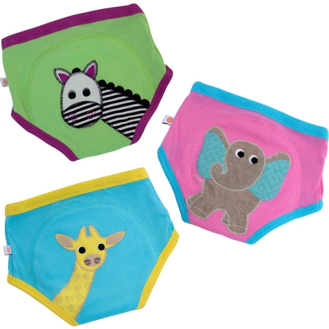 Zoocchini Oefenbroekjes 2-3 jaar Safari Girls 3 stuks