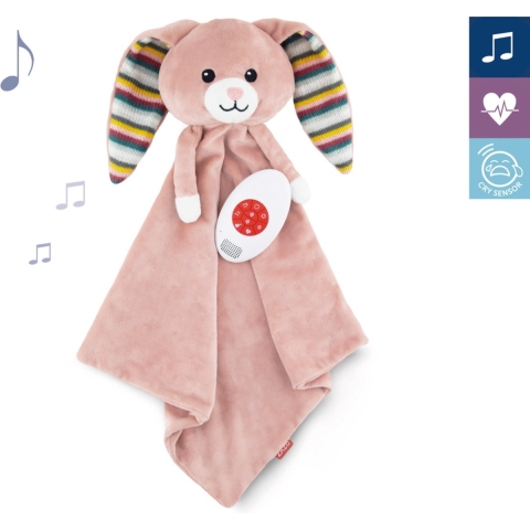 Knuffeldoekje Zazu Baby Comforter Becky het Konijn Roze