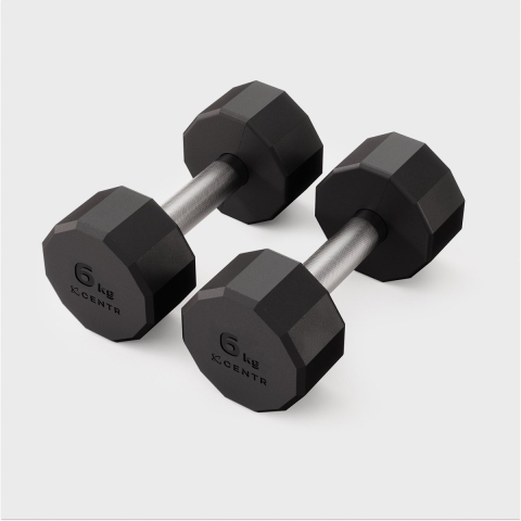 Centr Dumbbell Toren met 12-delige dumbbellset - 4 t/m 14 kg