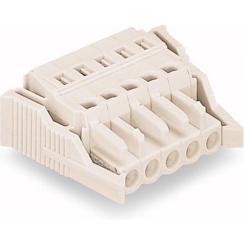 WAGO 721-110/037-000 Female behuizing (kabel) 721 Totaal aantal polen: 10 Rastermaat: 5 mm Inhoud: 25 stuk(s)
