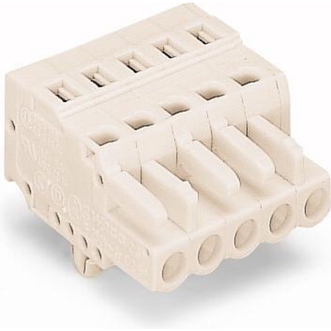 WAGO 721-103/008-000 Female behuizing (kabel) 721 Totaal aantal polen: 3 Rastermaat: 5 mm Inhoud: 100 stuk(s)