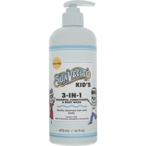 Suavecito Kid's 3-in-1 Shampoo 473ml