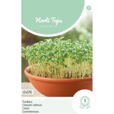 Hortitops Zaden - Tuinkers Gewone