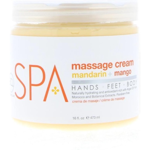 BCL SPA Massage Cream 473ml Mandarin + Mango