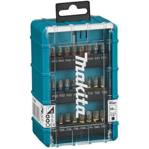 Makita E-25068 28-delige Slagschroefbitset - Impact Premier