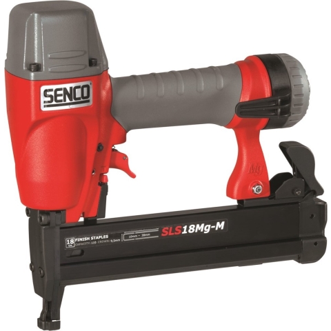 Senco SLS18-L Mg Pneumatische Niet Tacker In Koffer - Middel Zwaar - 9,5-38mm - 4,8-8,3 Bar - L Niet