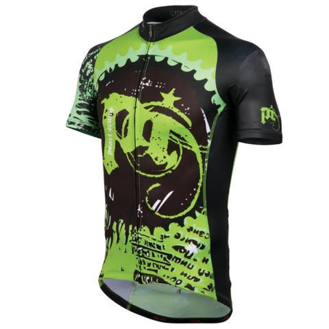 Pearl Izumi PRO LTD JERSEY fietsshirt korte mouwen zwart met groen heren, S
