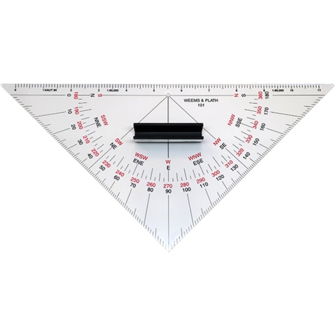 Weems&Plath Navigatie Driehoek met hendel
