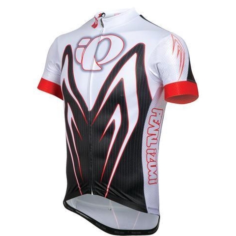 Pearl Izumi PRO LTD SPEED JERSEY fietsshirt korte mouwen wit met zwart heren