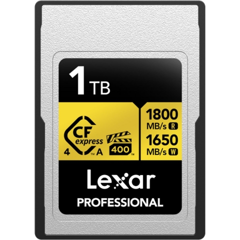 Lexar 1TB CFexpress PRO Type A Gold 4.0 Series R1800/W1650MB/s - VPG400