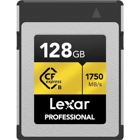 Lexar 128GB CFexpress Pro Type B Gold Series - R1750/W1500MB/s