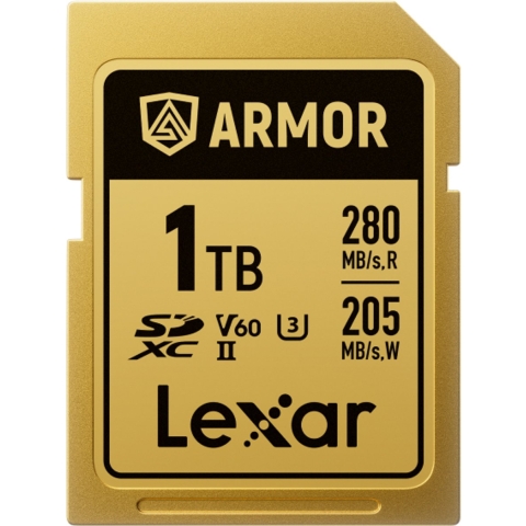 Lexar SDXC ARMOR Gold UHS-II 1TB V60 IP68 Stainless Steel R280/W205MB/s