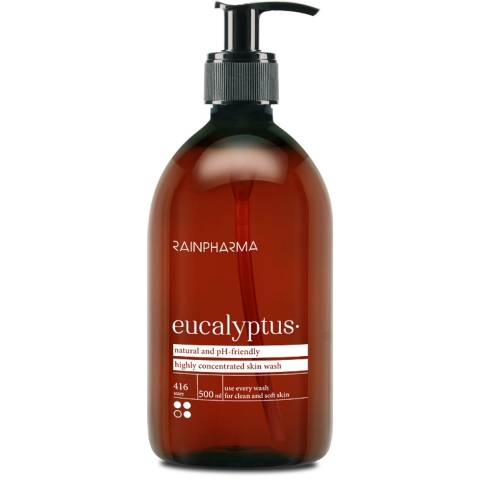 RainPharma Natural Skin Wash Eucalyptus | 500 ml