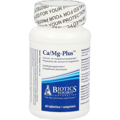Biotics Ca/Mg-Plus | 60 tabletten