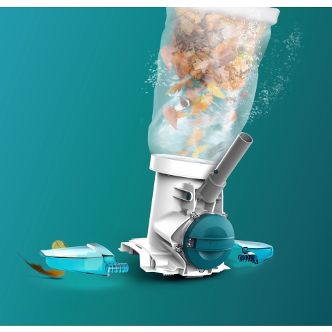 W'eau Kokido Telsa Powerblade 90 elektrische zwembadstofzuiger