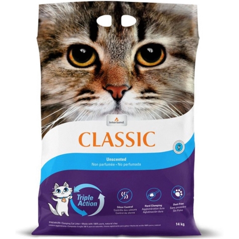 Intersand Extreme Classic Ongeparfumeerd kattenbakvulling 14 kg.