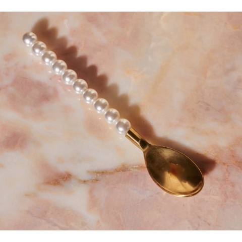 Lepelclub - Koffielepels - Parel - Set Van 2