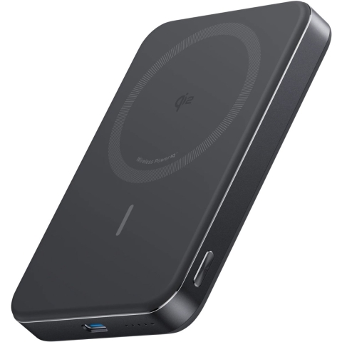 Anker MagGo Draadloze Powerbank 10.000 mAh 15W Zwart