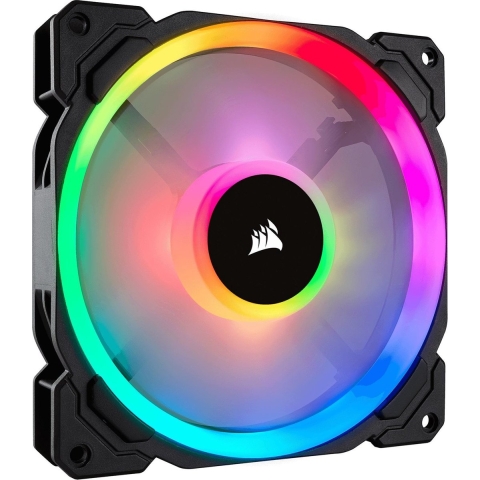 Corsair LL Series, LL140 RGB, 140mm Dual Light Loop RGB LED PWM Fan, Single Pack