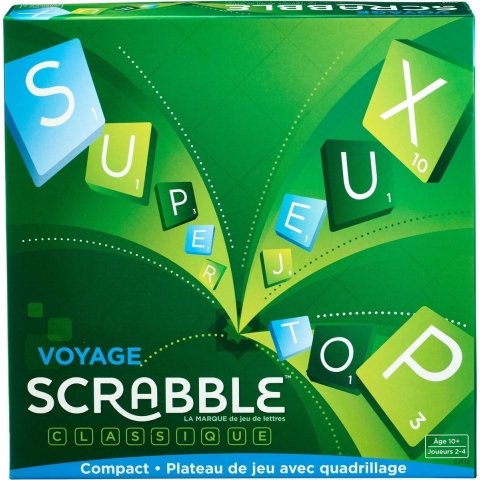 Bordspellen Mattel Frankrijk Scrabble Voyage