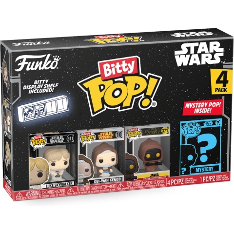 Figurine bitty pop star wars luke Funko Blister 4 (x4)