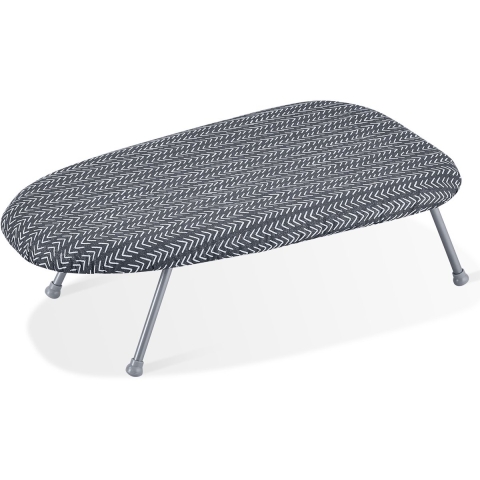 VEVOR Strijkplank Stoomstrijkplank Draagbare Stoomstrijktafel, 3 Lagen Opvouwbare Strijkplankhoes Strijktafel 595 x 365 x 187 mm, Strijkplankhoes Gemaakt van Katoen Stoomstrijkstation Strijkijzer