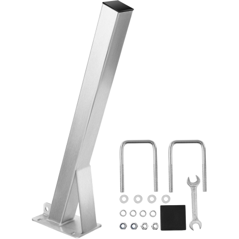 VEVOR lierstandaard, lierstandaard voor boottrailers, bootlierbevestiging met U-bouten voor 76x76-101 mm trekhaak, gegalvaniseerd, geschikt voor jetski's, zeilboten, visboten, speedboten