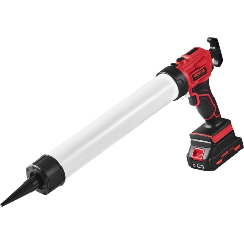 VEVOR Snoerloos Kitpistool Kitpistool (20 V, voor 600 ml patronen, tot 270 kg, 4-snelheden instelbaar, incl. accu en oplader) Compatibel met acrylzuur, lijmen