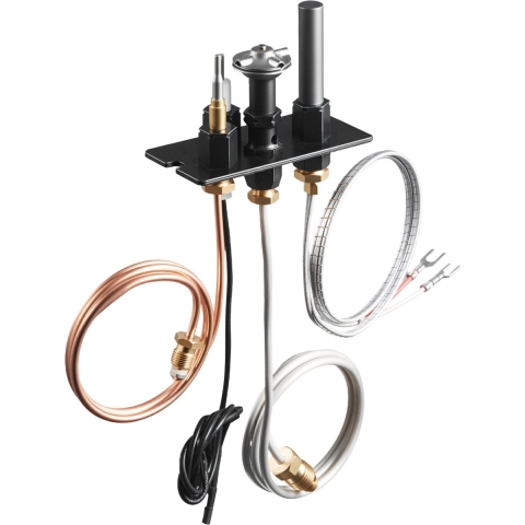 VEVOR aardgaswaakvlambrander, OE 69L17, 69L1701, 904405, J4117, 108084-02 gasontstekingsvlamset, vervanging voor aardgasontsteking, compatibel met Lennox, Superior en Astria-modellen, zwart