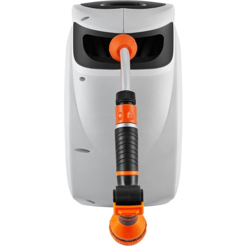 VEVOR Slanghaspel 20mx12mm Slanghaspel Water 180° Draaibaar Wandgemonteerde Slangenbox met Oprolstop en Muurbeugel Waterslanghaspel Tuinslang voor Bewatering Auto Wassen Reiniging