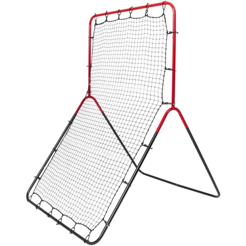 VEVOR Baseball en Softball Rebounder Net, 3 x 4,5 ft PitchBack Baseball Pitching Nest, 3-Way Baseball, Softball Pitchback Net, Fielding Trainer, Bounce-Back Net voor Fielding/Gooien Oefening