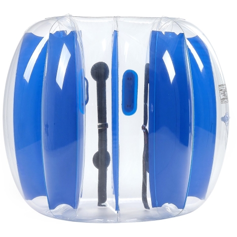 VEVOR Opblaasbare Bumperbal (1 stuk) 1,2 m, duurzame 0,5 mm dikke PVC Bubble Knocker Collision Ball voor buitensporten, teamspellen, speelgoed voor in de tuin en park (blauwe strepen)