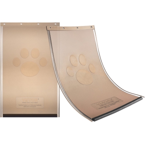 Vervangende klep voor huisdierendeur van VEVOR, compatibel met (VEVOR) huisdierendeuren, 209,6 x 311,2 mm, duurzamer, weerbestendig, dikker PVC vervangend hondenluik met lange magneetstrip (M)