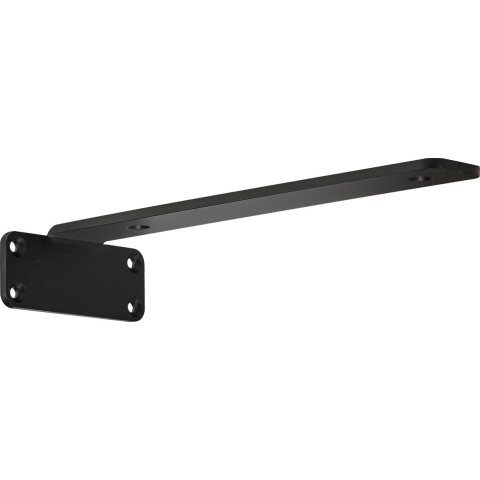 VEVOR Plankdragers, 210 x 100 x 45 mm, 6 stuks, robuuste zwevende plankdragers, plankdragers, 5 mm dikke matzwarte L-vormige plankdragers, stalen plankdragers met een draagvermogen van 72,4 kg