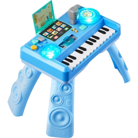 VEVOR Activiteitentafel, Muzikaal Tafelspeelgoed met 133 Geluidsbronnen, Opnamefunctie & LED DJ-draaitafel, Leerzame Tafel voor Kinderen, Interactieve Speeltafel voor Verjaardagen, Cadeau voor Kinderen vanaf 6 maanden