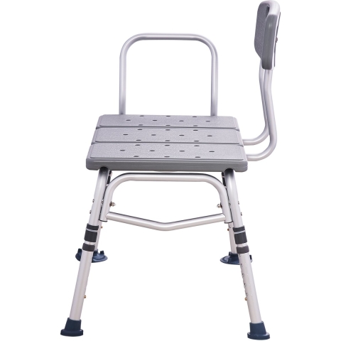 VEVOR Badkuip Transferbank voor Bad, Verstelbare Douchestoelen voor Volwassenen, Lichtgewicht Douchebank voor Senioren en Mindervaliden, Antislip Badstoelen met Armleuning en Omkeerbare Rugleuning