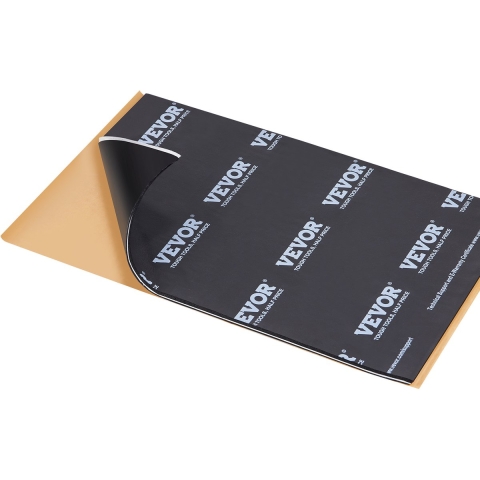 VEVOR 24-delige set isolatiematten voor auto's, 2,3 m², geluidswerende matten, 247,9 x 390,9 mm, voertuigisolatie, dikte 200 mil (5 mm), 4-laags geluidsisolerende mat, hittebestendig, geluidswering, akoestische isolatie, geluidsisolatie