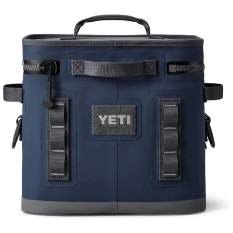 Yeti Hopper Flip 12L Cooler Bag, Navy Blue, koeltas met schouderband